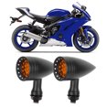 thumbnail image 3 of Motorcycle Turn Signal Light,   Akozon   1 Pair Retro Style Motorcycle Modification LED Turn Signal Indicator Lights   For / For  / For Kawasaki, 3 of 8