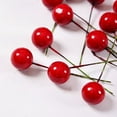 thumbnail image 5 of GETAJGHSD 200Pcs Red Artificial Berry Stems for Wedding Christmas Crafts Decoration, 5 of 8