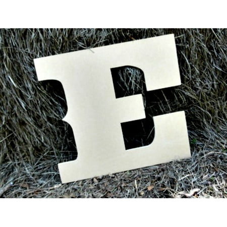 Embroidered Saddlebag - Unfinished DIY Wooden Craft Letter, Saddlebag E 18