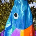 thumbnail image 3 of In the Breeze 5276 — 48-inch Iridescent Rainbow Fishy Windsock — Shimmering Outdoor Decor, Gardens, Patios, Cabins, 3 of 4