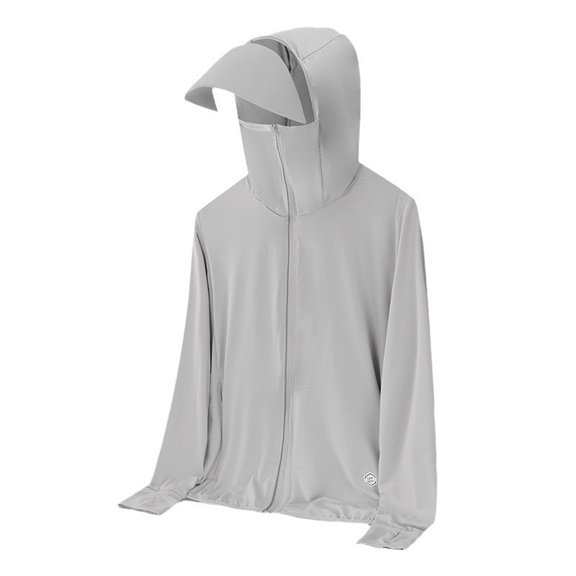 FLMEI Womens Womens Sun Protection Shirts Hoodie Sun Shirts Top Long Sleeve Sun Protection Sunwear Coats Upf 50 Sun Protection Uv Fishing Clothes M-5XL