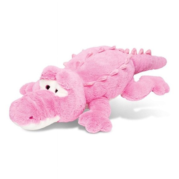 DolliBu Plush Alligator Stuffed Animal Pillow Size - Super Soft Animal Pillow for Kids, Cozy Nap Buddy, Floor Pillow for Kids & Toddlers, Jumbo Hugging Plush, Travel Cuddle Pillow for Kids - 34 Inch