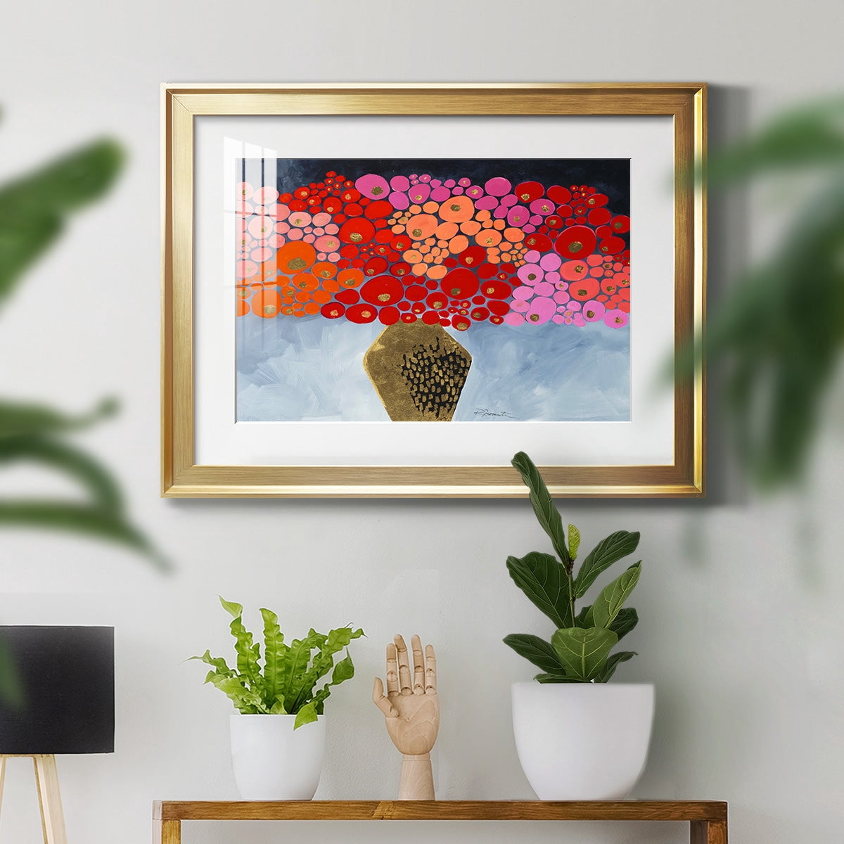 Red Poppies II Premium Framed Print - Ready to Hang