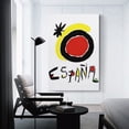 thumbnail image 3 of Posters Painter Joan Miró Sol De Miró Painting Wall Art Decorative Picture Prints Decor 16x24inch(40x60cm), 3 of 6