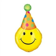 Burton & Burton 39" Party Hat Smiles Balloon