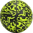 thumbnail image 2 of AND1 Fantom Classic Graffiti Rubber Basketball, Size 5 (27.5"), Indoor/Outdoor, Deep Channel Construction, Vibrant Colors, 2 of 6