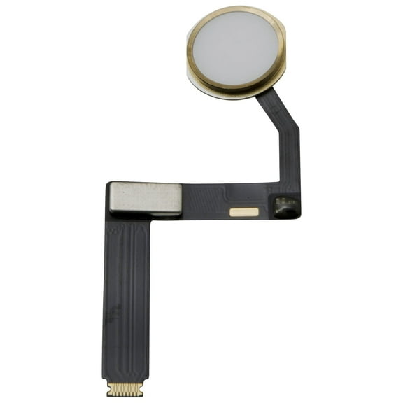 iPad Pro 9.7" Home Button With Fingerprint Scanner Flex Cable - Gold