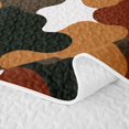 thumbnail image 5 of Manfei Minimalst Camouflage Quilt Full, Old Fashion Camo Full Bedspread Sets, Coral, 3pcs, 1 Coverlet and 2 Pillowcases, 5 of 7