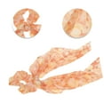 thumbnail image 3 of Unique Bargains 1 Pc Stylish Floral Ribbon Hair Elastics Hair Ties Orange, 3 of 5