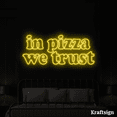 thumbnail image 2 of Craftnamesign In Pizza We Trust Neon Sign,Pizza Restaurant Decor,Pizza Art, 2 of 4
