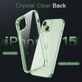 thumbnail image 3 of JETech Case for iPhone 15 6.1-Inch, Non-Yellowing Shockproof Phone Bumper Cover, Anti-Scratch Clear Back (Green), 3 of 6