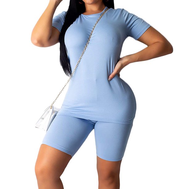 Short Sleeve Lounge Elastic Comfy 
