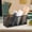 Black, variant on Votnto 4-Grid Metal Mesh Desk Organizer, Multi Compartment Pen Pencil Caddy, Non-Slip Base Stationery Storage for Office Classroom Home Makeup