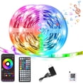 thumbnail image 1 of Tira de luces LED GANZQH 150m RGB con control remoto y de aplicaciones, 1 of 6