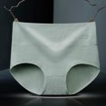 thumbnail image 5 of YWDJ Cotton Lightweight High Waist No Show Fashion Briefs Comfortable Cotton High Waist Underwear Sexy Panties Green L, 5 of 5