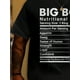 thumbnail image 3 of Nutrition Facts Printed T-Shirt, Casual Short-Sleeve Tee for Outdoor Wear, Oversized Men'S Clothing Top, Novelty T-Shirt for Men, Streetwear, Casual Sporty Tee, Comfy Tee, 3 of 5