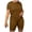 Coffee, variant on Short Sets for Women Summer 2 Piece Outfits Tracksuits Casual Short Sleeve Top and Short Workout Jogger Sets Hot Pink, Size XXXXL