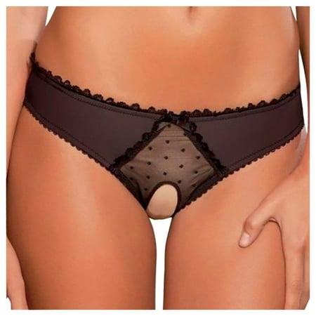 Aayomet Women's Plus Size Panties Striped Tangas No Show Bikini Custom  Thongs Women Underwear Panties Cotton Thong (Black, XL) 