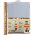 thumbnail image 2 of Super Clear Extra Heavy Duty, Durable 100% Vinyl Tablecloth protector & Table cover Size 54 X 54 Inches Square, 2 of 2