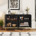 thumbnail image 5 of Vabches Sideboard Buffet Cabinet with Adjustable Shelves, Wood Accent Cabinet Console Table TV Stand for Living Room, Dining Room and Kitchen, 5 of 9