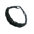 thumbnail image 2 of Diadema tejida para mujer, boho elástica, talla inconfundible, banda para el cabello de moda casual, accesorios para el cabello para ejercicio de yoga, , negro Macarena bandas para el cabello tejidas a mano, 2 of 7