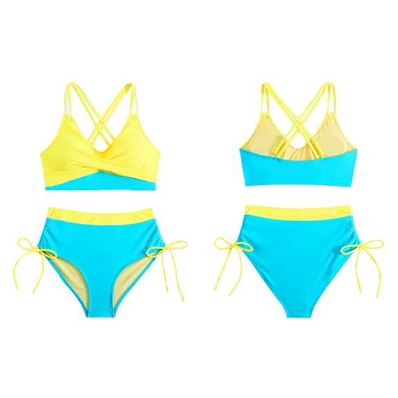 Huowey Women Swimwear Ladies Beach Leisure Swimsuit Set Fashionable And Slim Swimsuit Set Tropical Swim Wear Honeymoon Cruise Trendy Wear