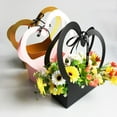 thumbnail image 5 of WASHWEPE Heart Shaped Bouquet Boxes Kraft Paper Wedding Flowers 6Pcs 14.6X14.6in, 5 of 10