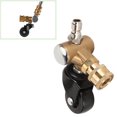thumbnail image 1 of Pressure Washer Cleaner Adapter, Efficient Cleaning Undercarriage Cleaner Swivel Wheel  For Hotel, 1 of 8