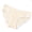 Yellow, variant on Jamicy Underwear for Women Bow Thongs Mid Waist Panties V-Shape Design Floral Lace Lightweight Comfort Underwear Breathable Panties