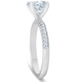 thumbnail image 2 of Pompeii 2 Ct Diamond Engagement Ring Pave 14k White Gold (G/H,SI1-SI2), 2 of 4