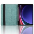 thumbnail image 7 of for Samsung Galaxy Tab S8 Plus/S7 FE/S7 Plus 12.4 inch Case, Rhombus Grid Pattern Multiple Viewing Angles Stand Slim Folio Cover (Blue), 7 of 7