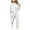 White, variant on MKOSPLRT Lounge Sets for Kid Girls Solid Sweatsuits 2 Piece Long Sleeve Shirts Drawstring Wasit Jogger Pants Comfy Tracksuits 5-13 Years