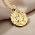 thumbnail image 2 of Coin Medal Selene Necklace,Myth Necklace,Medallion Coin Concept Necklace for Women, 2 of 7