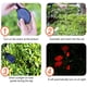 thumbnail image 5 of Luces solares para jardín exterior, lámparas solares LED con forma de rosa con flor más grande y panel solar más ancho, decoración impermeable para jardín, césped, patio y camino (azul), 5 of 5