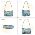 thumbnail image 7 of FORMRS Womens Shoulder Bag with Chain Strap Clutch Purse Cute Tote Handbag, Crystal Ocean, 7 of 7