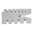 thumbnail image 4 of Stainless Steel 30 Degree Thread Gauge  Corrosion Resistance Thread Gauge For Woodworking Metalworking, 4 of 8