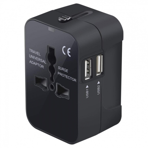 USB 2-Port International Charger for Galaxy Tab S7 (2020)/A7 10.4 (2020) Tablets - Travel Adapter Plug Converter AC Power World Adaptor for Samsung Galaxy Tab S7 (2020)/A7 10.4 (2020) - image 1 of 6