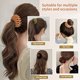 thumbnail image 4 of Pinzas para el cabello Liwang 4 piezas para damas Nido de pájaro, 4 of 5