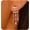 Jacket & Rose Gold, variant on Gold Earrings for Women Trendy 14K Gold Plated Dangle Earrings Drop Stud Earrings Cubic Zirconia Simple Minimalist Dainty Earrings Statement Chain Tassel Jacket Hypoallergenic Earrings[l5905]