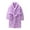4-Purple, variant on PINQI Cute Night 𝙍𝙤𝙗𝙚 Set for Toddler Boys and Girls with Bag Nightgowns Children's Plush Children's Nightgowns Children Comfortable Pajama Set(1-Pink,3-4 Years