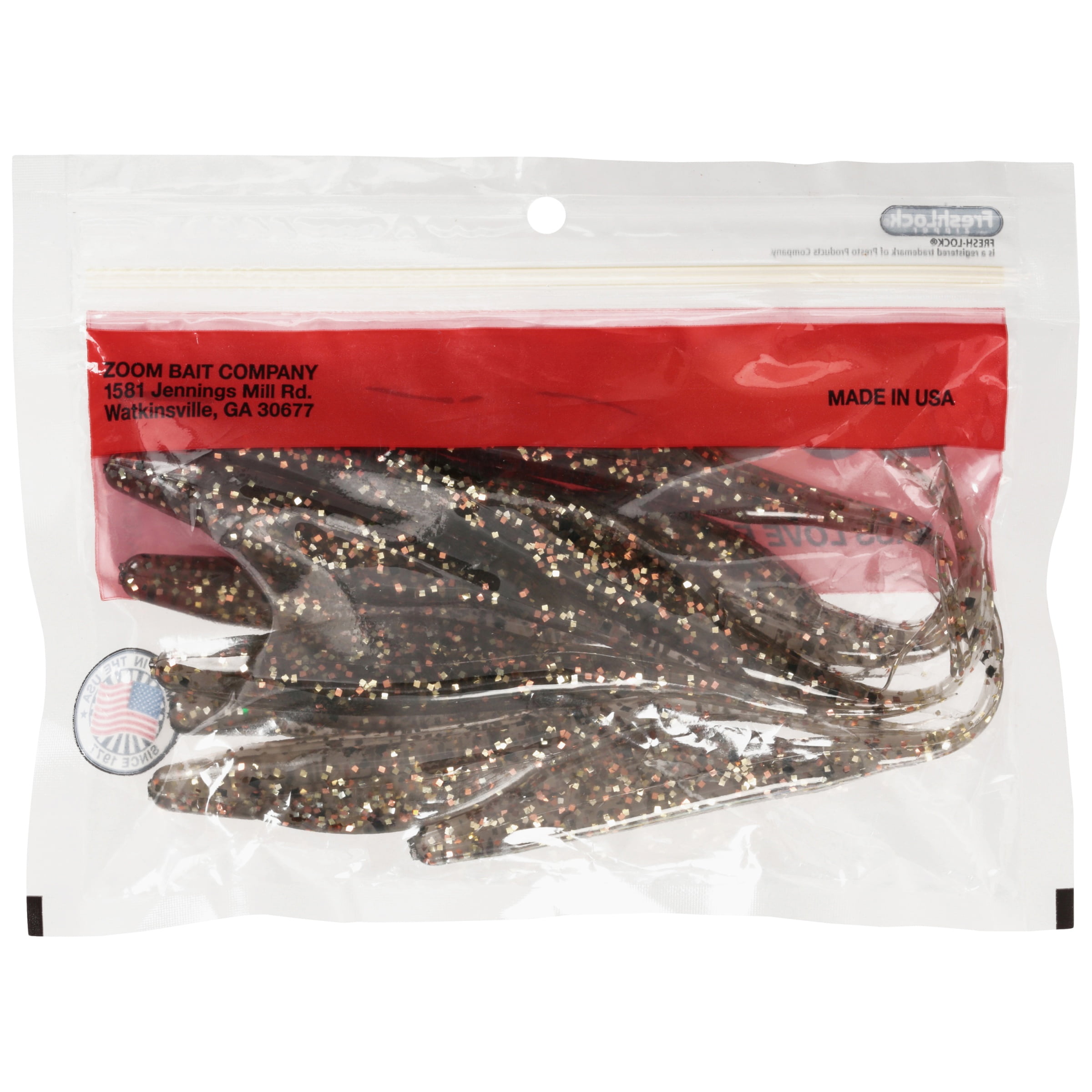 (2 pack) Zoom Super Fluke 5'' Golden Bream 10pk