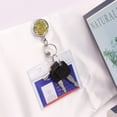 thumbnail image 6 of Retractable Badge Holder, Lightweight Plastic Badge Reel Retractable Card Holder with Key Ring Backing Belt Clip, 6 of 7
