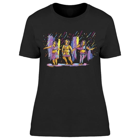 Dancing Girls T-Shirt Women -Image by Shutterstock, Female Small