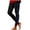 Blue, variant on Halloween Leggings for Women Spooky Skull Side Graphic Full Length Fitted Casual Pants