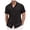 Black7, variant on Swanpen Men's Linen Shirts Short Sleeve Casual Shirts Button Down Shirt for Men Beach Summer Wedding Shirt,Black