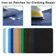 thumbnail image 2 of parches termoadhesivos para reparar ropa, parches de tela multicolores, parches de algodón con pegamento fuerte para planchar, para reparar ropa, jeans y decoración, 2 of 5