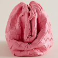 thumbnail image 3 of Italian Design Woven Leather Crescent Bag Women Mini Pouch Bag, 3 of 3