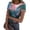 Light Blue(Tropical), variant on Women's Tops, Tees & Blouses Short Sleeve Ribbed Slim Fitted Hawaiian Shirts for Women Cute Maple Leaf Print Crew Neck Womens Tops Trendy Stretchy Beach Summer Tees Shirts Turquoise M