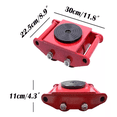 thumbnail image 5 of Tortuga Patin LAB.G Para Mover Carga Pesada 6t Rojo, 5 of 5