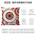 thumbnail image 5 of GOSMITH  Red Throw Pillow Covers Black and Grey Decorative Throw Pillow Covers Modern Abstract Stripes White Geometric Pattern,for Couch Sofa Bed Living Room Farmhouse Home Decor, 5 of 5